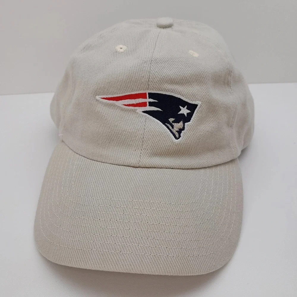 Vintage New England Patriots‎ NFL Adjustable Strapback Hat Cap Gray Team Apparel